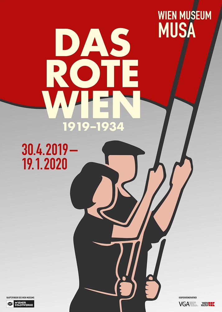 AUSSTELLUNGSPLAKAT, DAS ROTE WIEN Design: Olaf Osten © Wien Museum